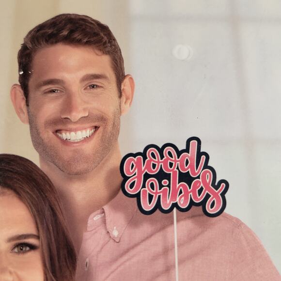 Tropical Photo Booth Props Set - 13 Pieces Luau Party Decorations Summer Spring - Picture 10 of 11